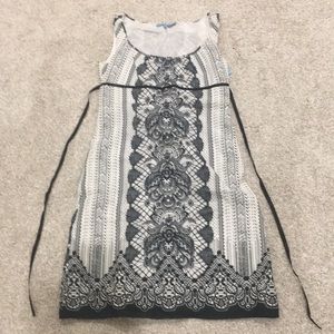 Black and white dress